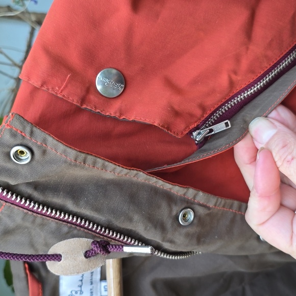 LL BEAN Women's Baxter Park Jacket Zip off Sleeve to Vest Signature Convert Sz L - Picture 3 of 10